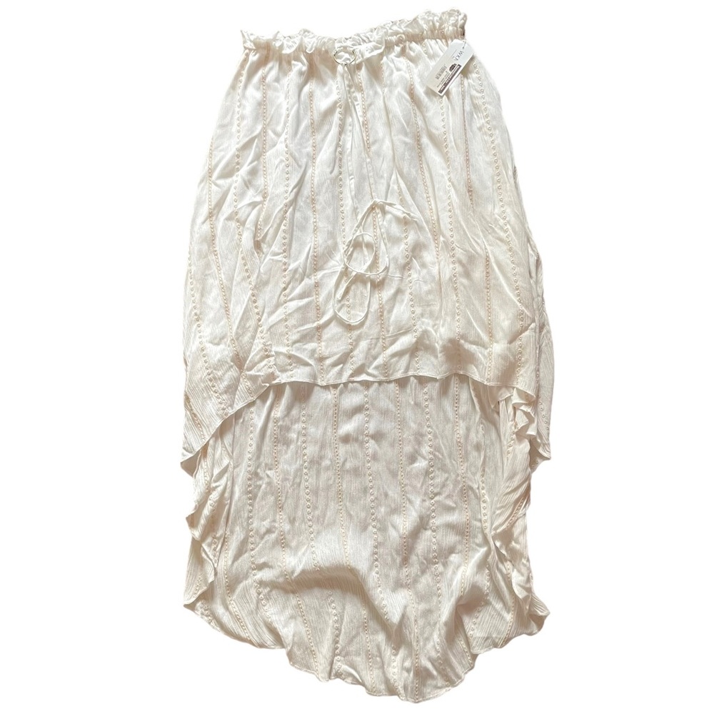 NWT Wanderlust WKND The Label Boho Embroidered High Low Skirt Size Medium